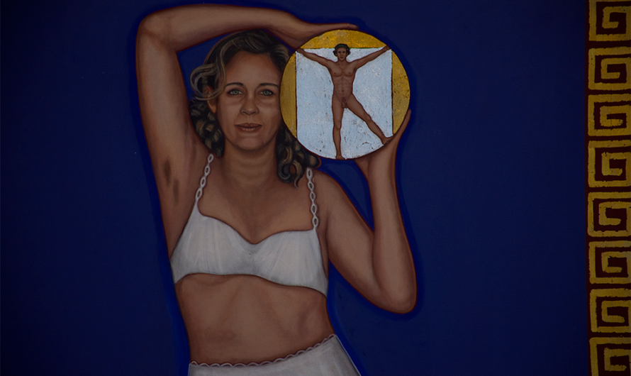 Las pinturas de Cristina Ruiz Guiñazú se exponen en el Paseo del Buen Pastor