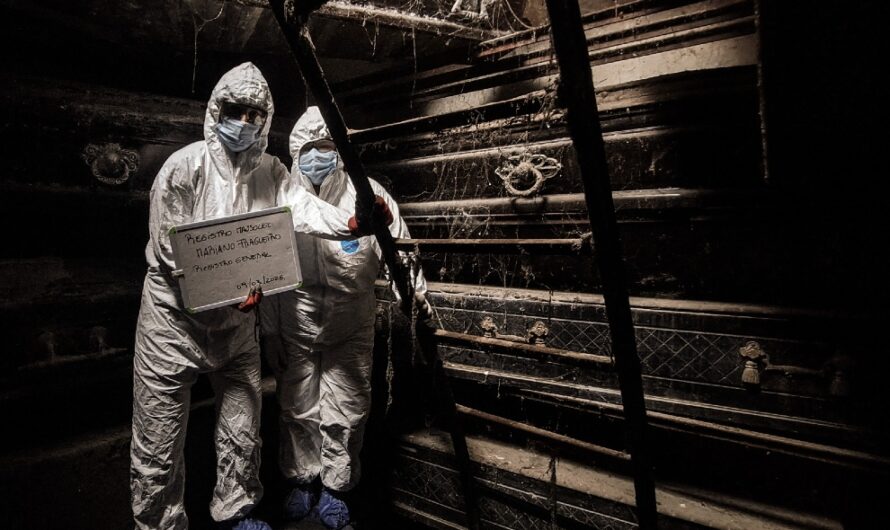 Realizaron tareas de conservación preventiva en el mausoleo del exgobernador Mariano Fragueiro en el Cementerio San Jerónimo