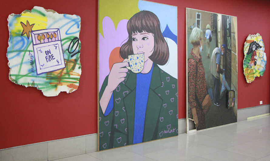Artistas plásticos locales exponen en el hall del Aeropuerto Internacional Córdoba